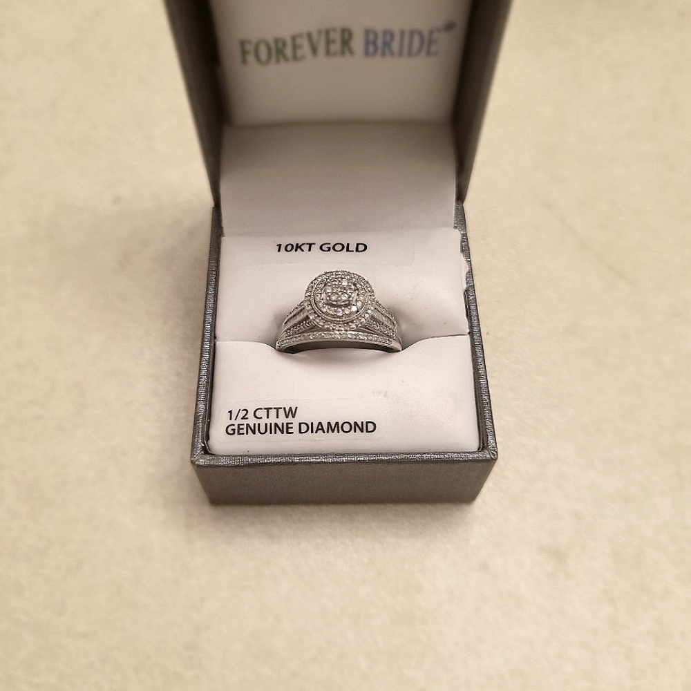 Engagement Ring Bridal Set